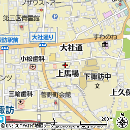 長野県諏訪郡下諏訪町5494-3周辺の地図