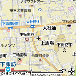 長野県諏訪郡下諏訪町5523周辺の地図
