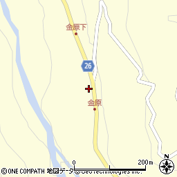 長野県松本市奈川金原2002周辺の地図