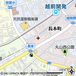 福井県福井市長本町106周辺の地図