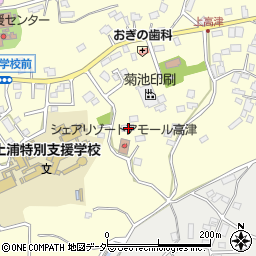 茨城県土浦市上高津947-2周辺の地図