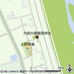大柳大龍権現神社周辺の地図