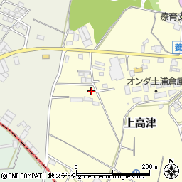 茨城県土浦市上高津1697周辺の地図