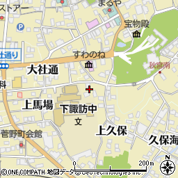 長野県諏訪郡下諏訪町5556周辺の地図