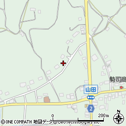 茨城県行方市山田1320周辺の地図
