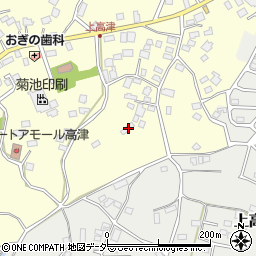 茨城県土浦市上高津840周辺の地図