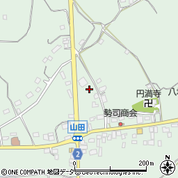 茨城県行方市山田1301周辺の地図