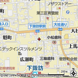 長野県諏訪郡下諏訪町5503周辺の地図