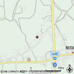 茨城県行方市山田1749周辺の地図