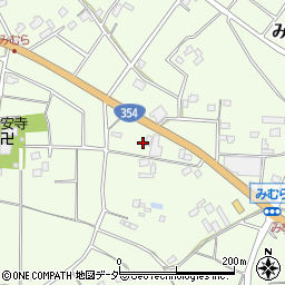 茨城県坂東市みむら331周辺の地図