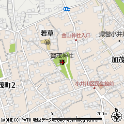 小井川賀茂神社周辺の地図