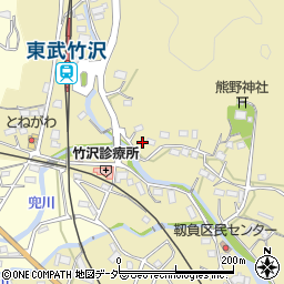 埼玉県比企郡小川町靭負651周辺の地図