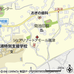 茨城県土浦市上高津947-1周辺の地図