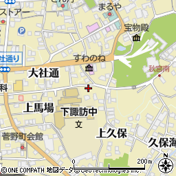 長野県諏訪郡下諏訪町5555周辺の地図