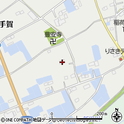 茨城県行方市手賀1382周辺の地図