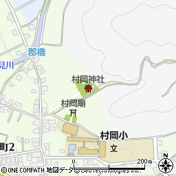 村岡神社周辺の地図