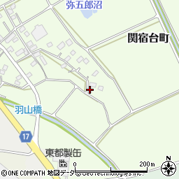 千葉県野田市関宿台町1242周辺の地図