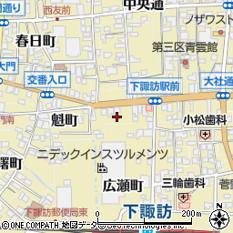 長野県諏訪郡下諏訪町5370周辺の地図