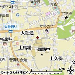 長野県諏訪郡下諏訪町5547-1周辺の地図