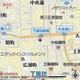 長野県諏訪郡下諏訪町5501周辺の地図