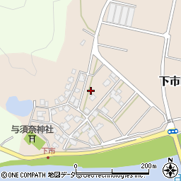 福井県福井市下市町周辺の地図