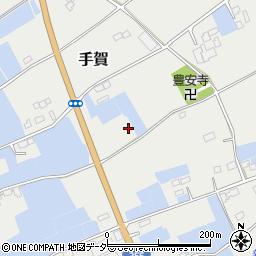 茨城県行方市手賀1283周辺の地図