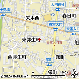 長野県諏訪郡下諏訪町5248周辺の地図