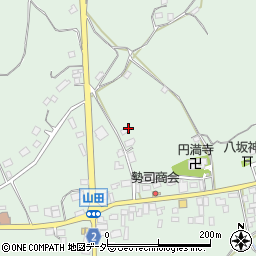 茨城県行方市山田1848周辺の地図