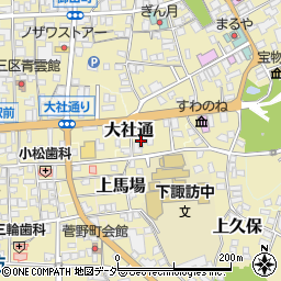 長野県諏訪郡下諏訪町5531-3周辺の地図
