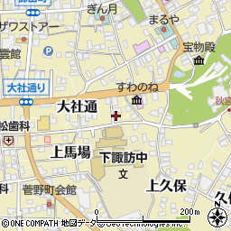 長野県諏訪郡下諏訪町5549周辺の地図