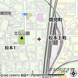 プログレス松本周辺の地図