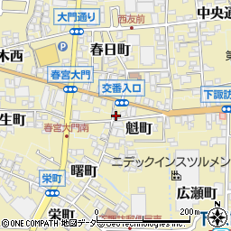 長野県諏訪郡下諏訪町231周辺の地図