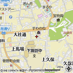 長野県諏訪郡下諏訪町5553周辺の地図