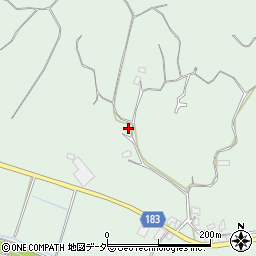 茨城県行方市山田1606周辺の地図