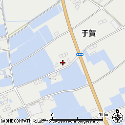 茨城県行方市手賀1182周辺の地図