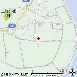 茨城県行方市山田664周辺の地図