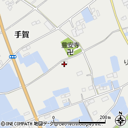 茨城県行方市手賀1363周辺の地図