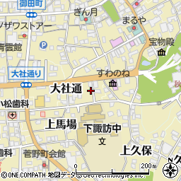 長野県諏訪郡下諏訪町5536周辺の地図