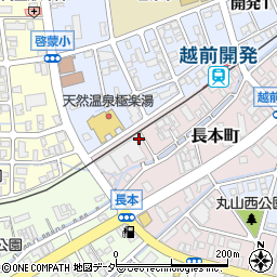 福井県福井市長本町806周辺の地図