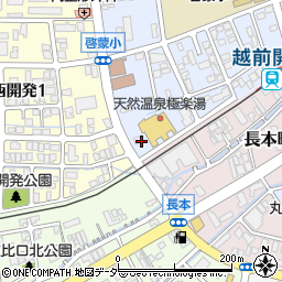 福井県福井市開発1丁目116周辺の地図