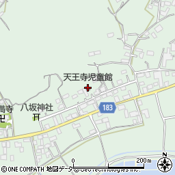 天王寺児童館周辺の地図
