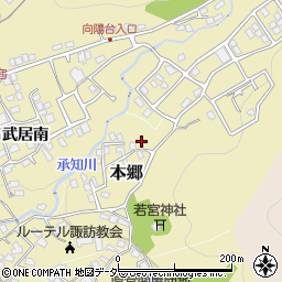 長野県諏訪郡下諏訪町7077-2周辺の地図