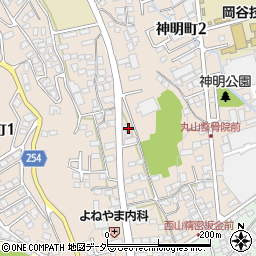 ふれあい　在宅マッサージ長野岡谷事業所周辺の地図