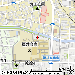 福井市乾徳ポンプ場周辺の地図