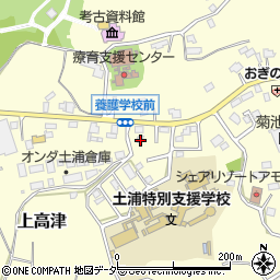 茨城県土浦市上高津1346周辺の地図