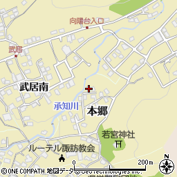 長野県諏訪郡下諏訪町7074周辺の地図