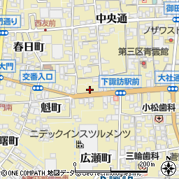 長野県諏訪郡下諏訪町282周辺の地図
