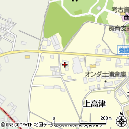 茨城県土浦市上高津1737周辺の地図