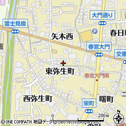 長野県諏訪郡下諏訪町12-13周辺の地図