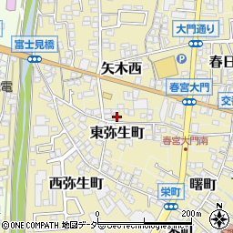 長野県諏訪郡下諏訪町12-11周辺の地図